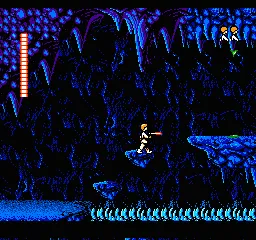 Star Wars gameplay screenshot on NES