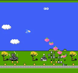 Stinger gameplay screenshot on NES