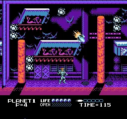 Street Fighter 2010: The Final Fight gameplay screenshot on NES