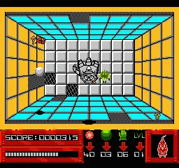 Super Glove Ball gameplay screenshot on NES