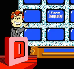 Super Jeopardy! gameplay screenshot on NES
