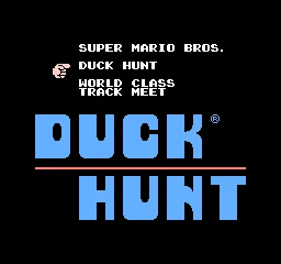 Super Mario Bros. / Duck Hunt / World Class Track Meet gameplay screenshot on NES