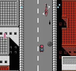Super Spy Hunter gameplay screenshot on NES