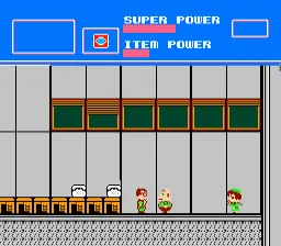 Superman gameplay screenshot on NES