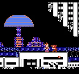 Tetsuwan Atom gameplay screenshot on NES