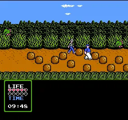The Adventures of Gilligan's Island gameplay screenshot on NES