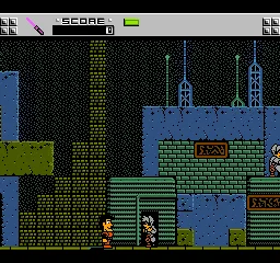 The Adventures of Rad Gravity gameplay screenshot on NES