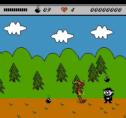 The Adventures of Rocky and Bullwinkle and Friends gameplay screenshot on NES