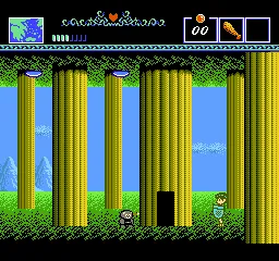 The Battle of Olympus gameplay screenshot on NES