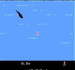 The Black Bass gameplay screenshot on NES