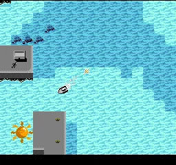The Blue Marlin gameplay screenshot on NES