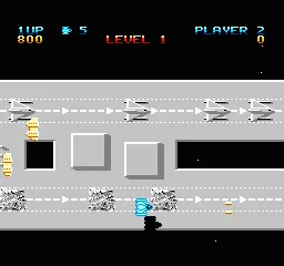 The Last Starfighter gameplay screenshot on NES
