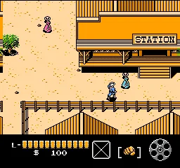 The Lone Ranger gameplay screenshot on NES