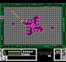 The Mutant Virus: Crisis in a Computer World gameplay screenshot on NES