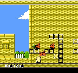The NewZealand Story gameplay screenshot on NES