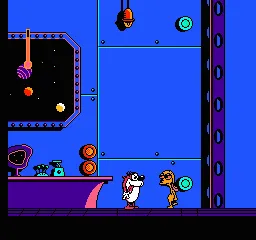 The Ren & Stimpy Show: Buckeroo$! gameplay screenshot on NES