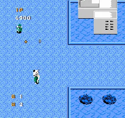 Thundercade gameplay screenshot on NES