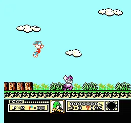 Tiny Toon Adventures gameplay screenshot on NES