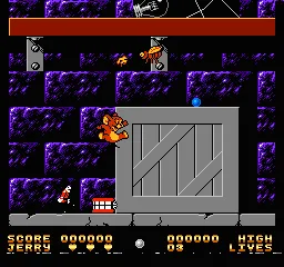 Tom & Jerry gameplay screenshot on NES