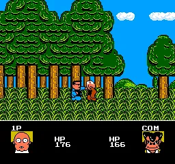 Tsuppari Wars gameplay screenshot on NES