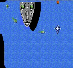 Twin Cobra gameplay screenshot on NES
