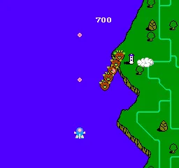 TwinBee gameplay screenshot on NES