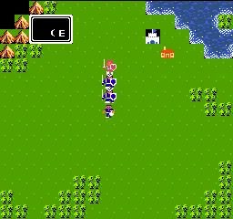 Ultima: Exodus gameplay screenshot on NES