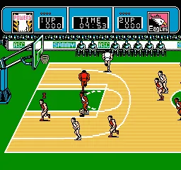 Ultimate Basketball gameplay screenshot on NES
