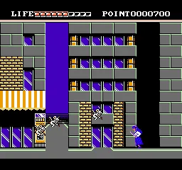 Valis: The Fantasm Soldier gameplay screenshot on NES