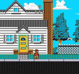Wally Bear and the NO! Gang gameplay screenshot on NES