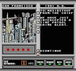 Where in Time Is Carmen Sandiego? gameplay screenshot on NES