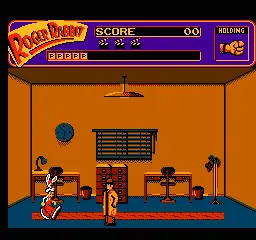 Who Framed Roger Rabbit gameplay screenshot on NES