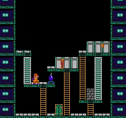 Wrecking Crew gameplay screenshot on NES