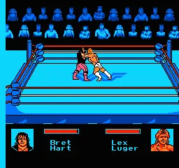 WWF King of the Ring gameplay screenshot on NES