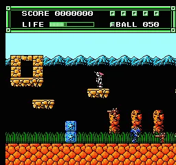 Xexyz gameplay screenshot on NES