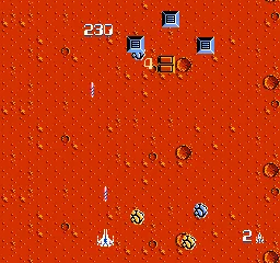 Zanac gameplay screenshot on NES