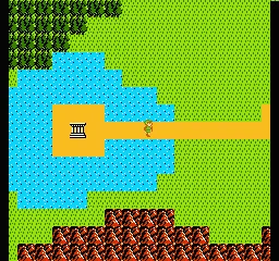 Zelda II: The Adventure of Link gameplay screenshot on NES