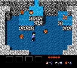 Zoda's Revenge: StarTropics II gameplay screenshot on NES