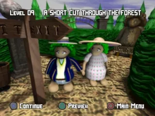3D Lemmings gameplay screenshot on PS1