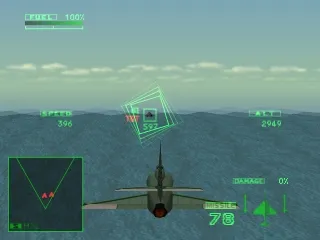 Ace Combat 2 gameplay screenshot on PS1