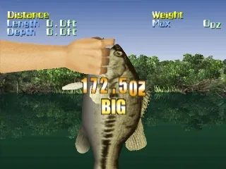 Action Bass gameplay screenshot on PS1