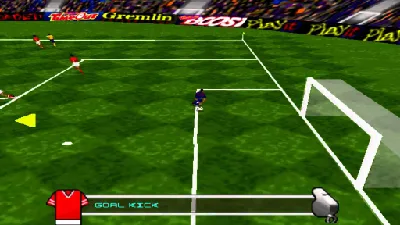 Actua Soccer gameplay screenshot on PS1