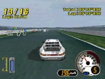 Advan Racing gameplay screenshot on PS1