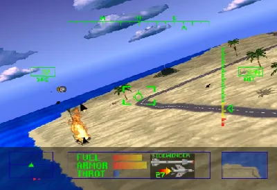 Agile Warrior F-111X gameplay screenshot on PS1