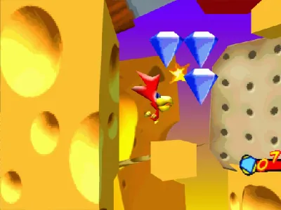 Alfred Chicken gameplay screenshot on PS1