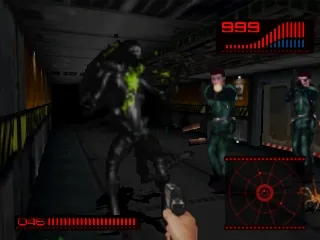 Alien Trilogy gameplay screenshot on PS1