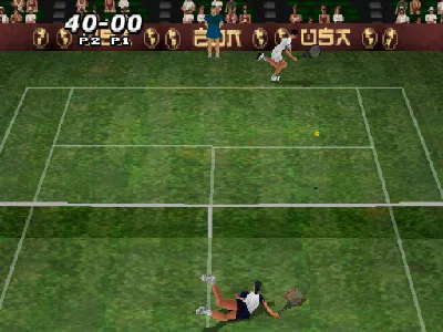 All Star Tennis '99 gameplay screenshot on PS1
