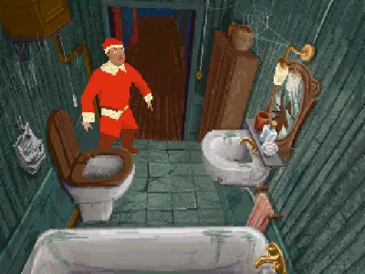Alone in the Dark 2 gameplay screenshot on PS1