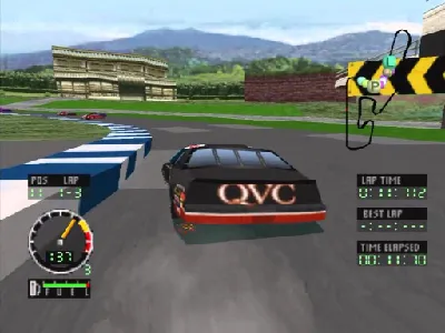 Andretti Racing gameplay screenshot on PS1