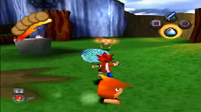 Ape Escape gameplay screenshot on PS1